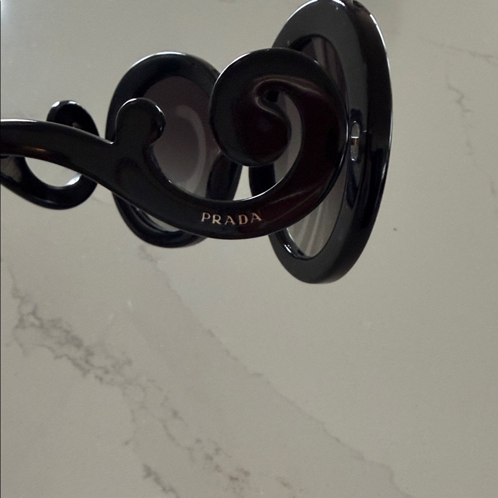 Prada Black Swirl Sunglasses